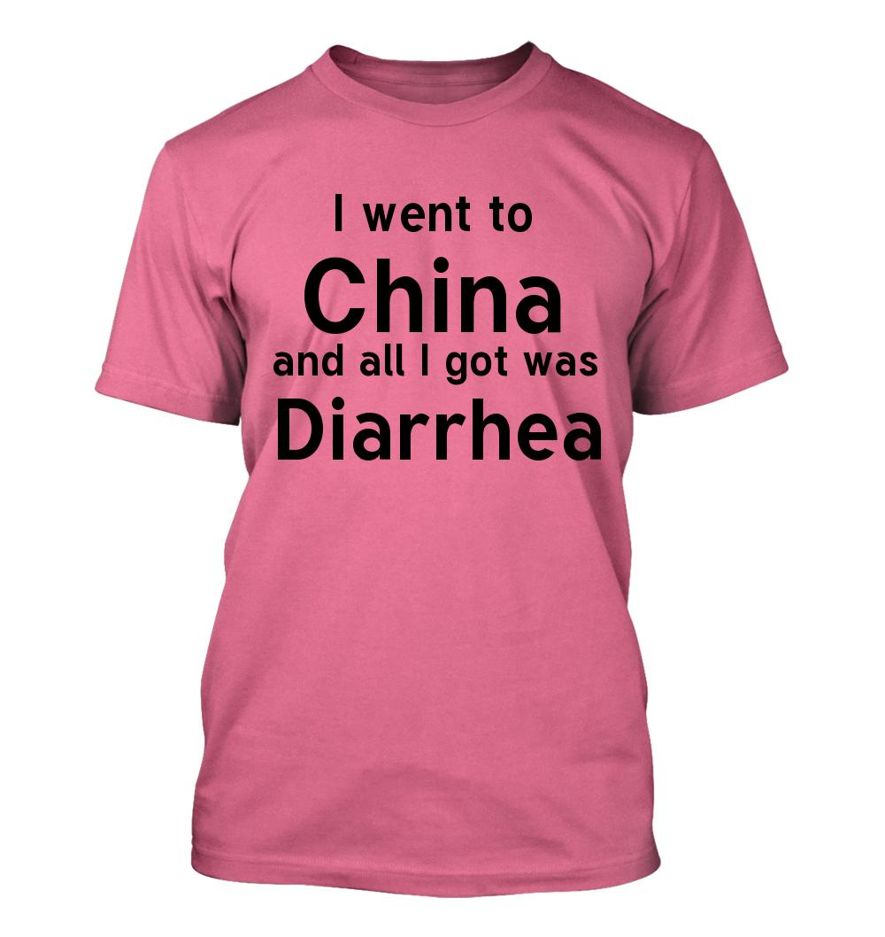 I Went To China And All I Got Was Diarrea - Maglietta da uomo morbida e comoda - Foto 13 di 13