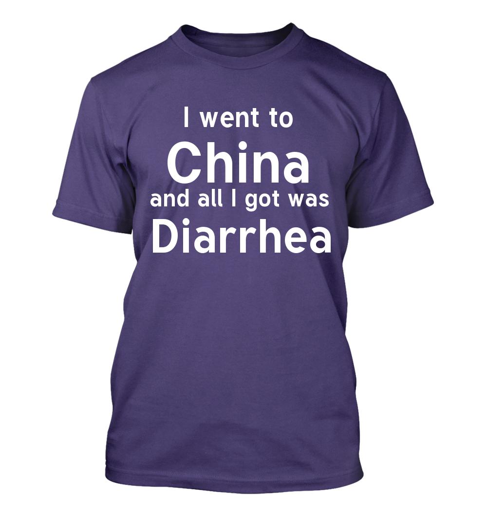I Went To China And All I Got Was Diarrea - Maglietta da uomo morbida e comoda - Foto 12 di 13