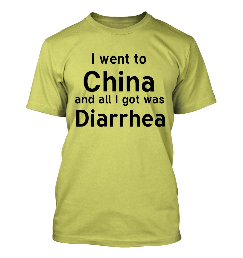 I Went To China And All I Got Was Diarrea - Maglietta da uomo morbida e comoda - Foto 8 di 13